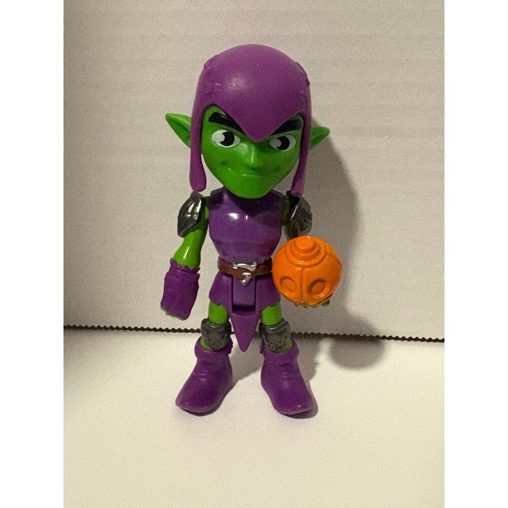 Marvel Spider-Man Green Goblin 3" Mini Action Figure Pumpkin Bomb Purple 2017
